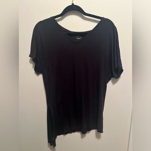 BCG Black Short Sleeve V-Neck Tee